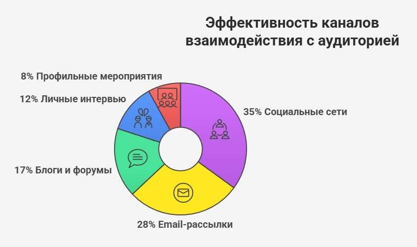 Эффективность каналов взаимодействия