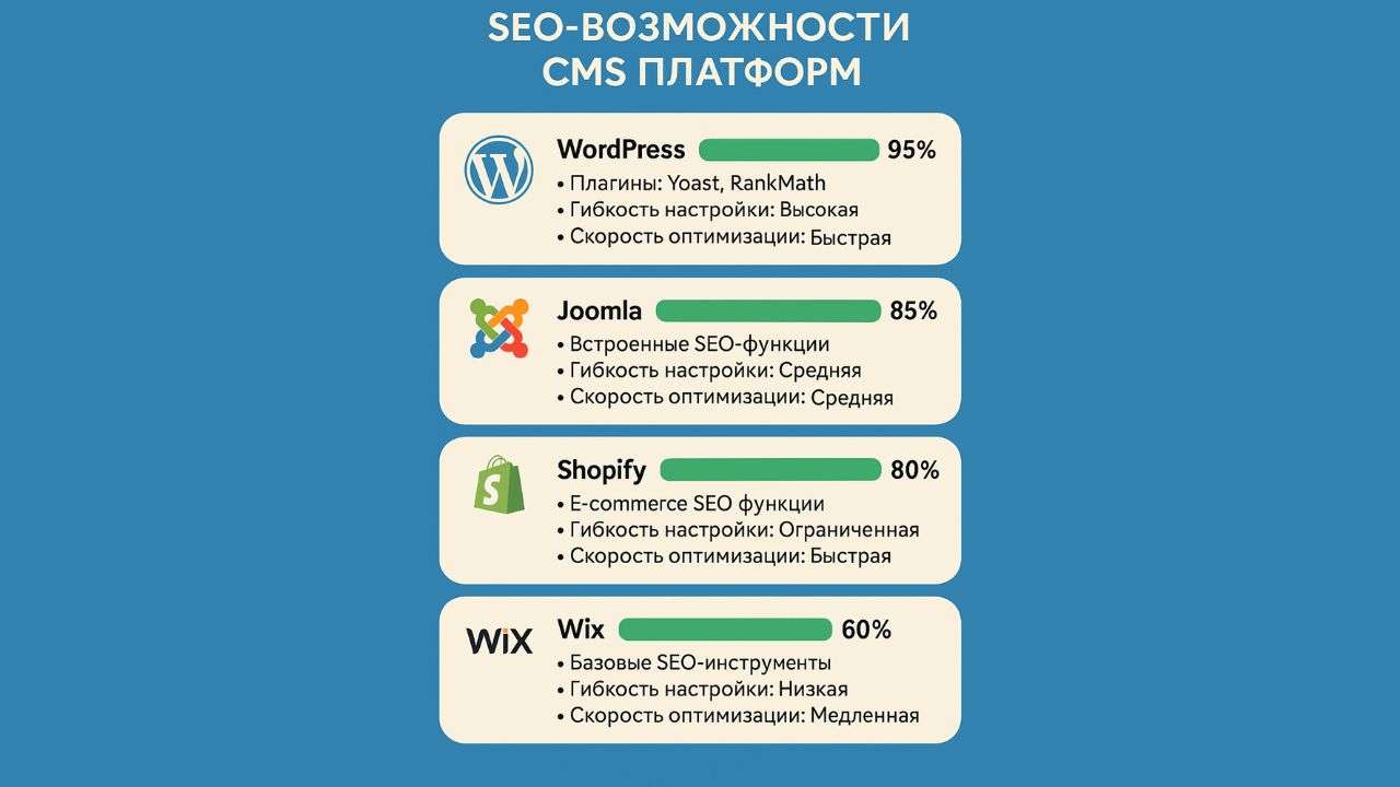 SEO в разных CMS