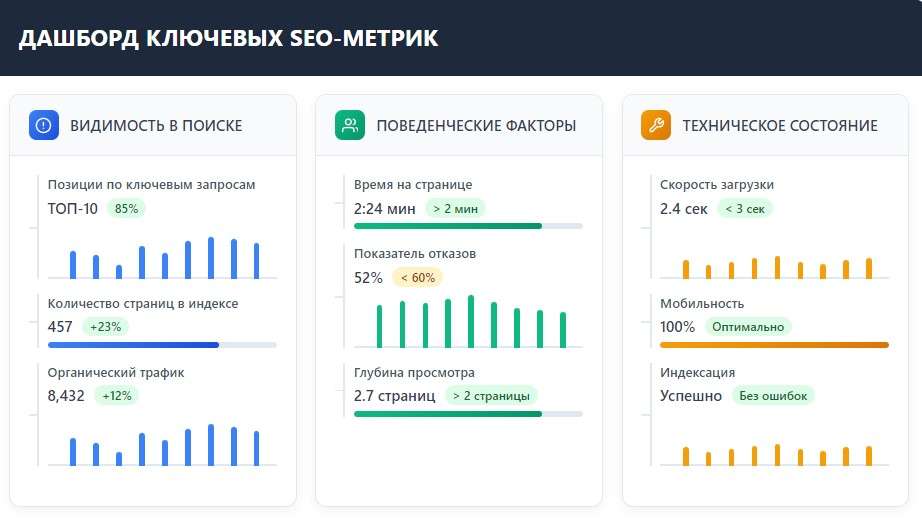 Ключевые SEO-метрики