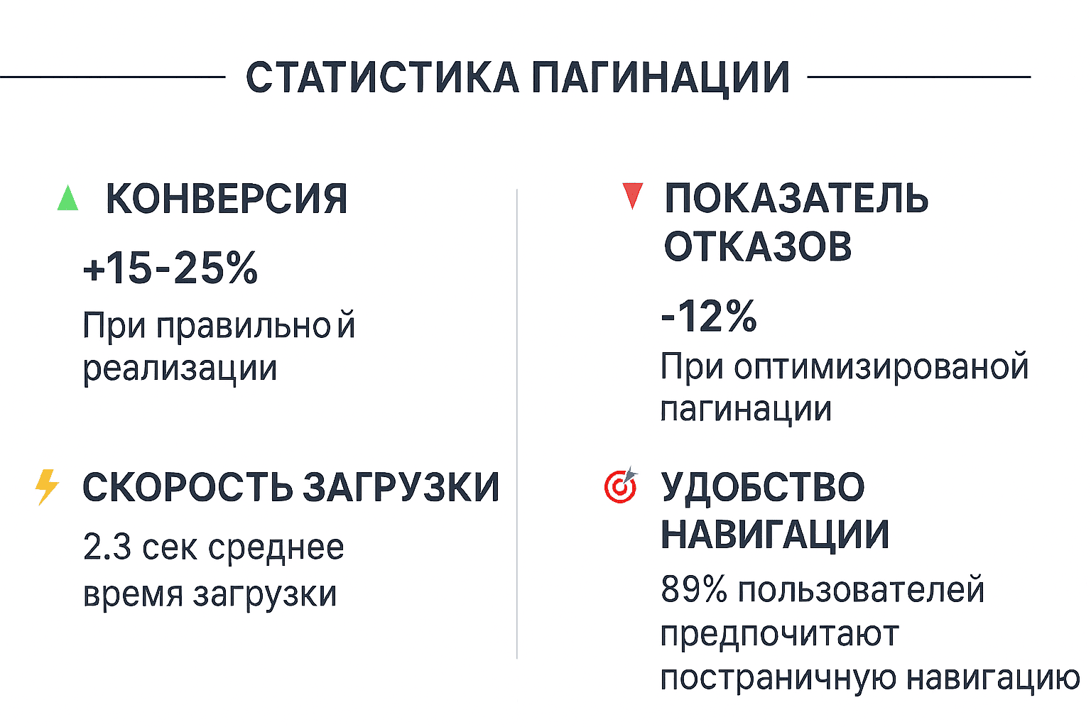 Статистика пагинации
