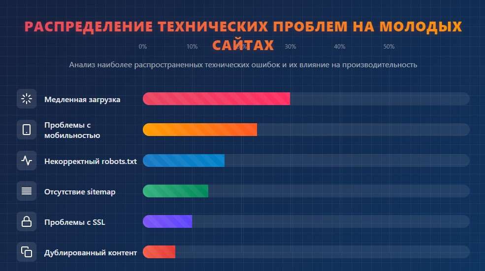 Проблемы молодых сайтов