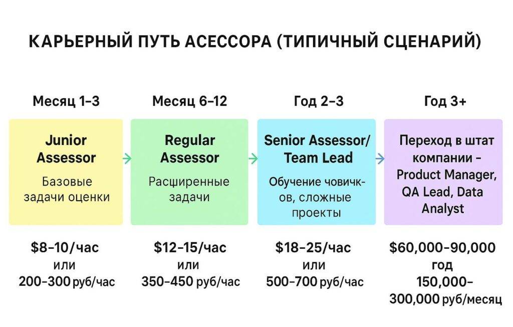 карьерный путь асессора