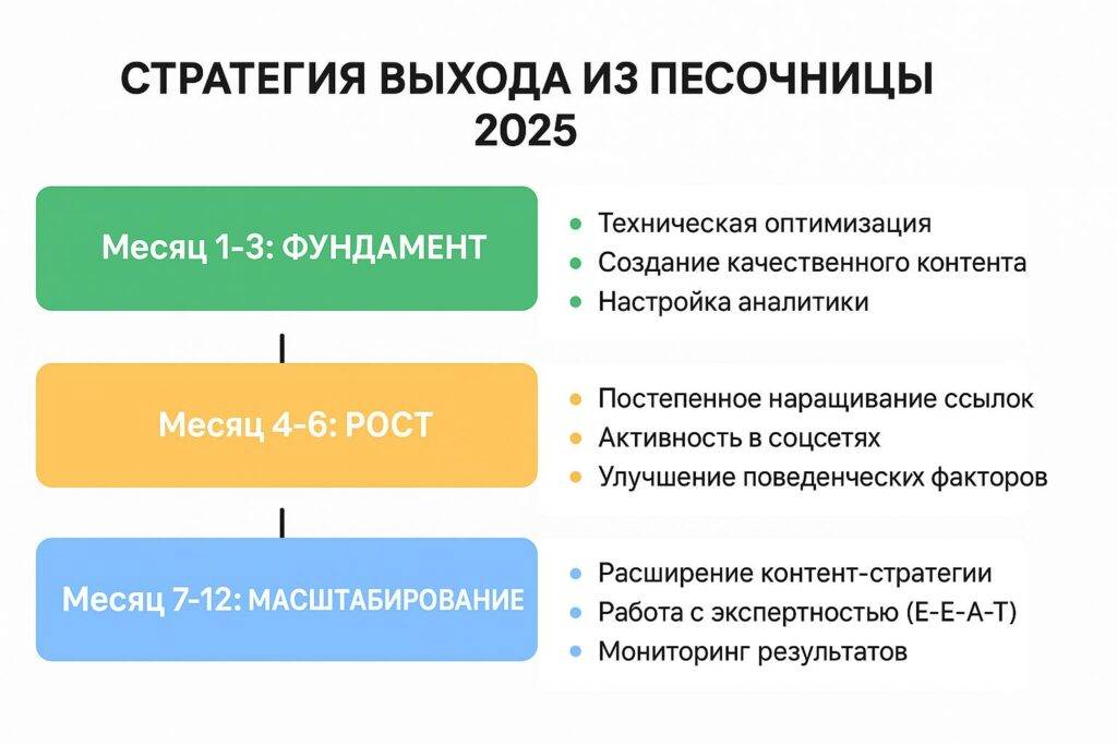 стратегия выхода из песочницы