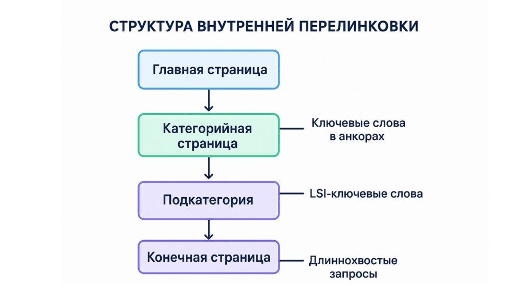 структура внутренней перелинковки